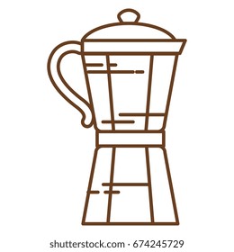 kitchen kettle isolated icon