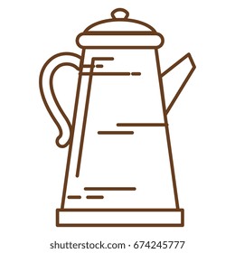 kitchen kettle isolated icon