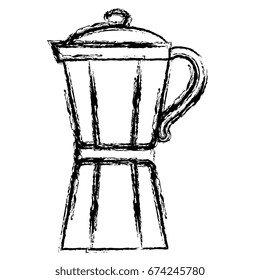 kitchen kettle isolated icon