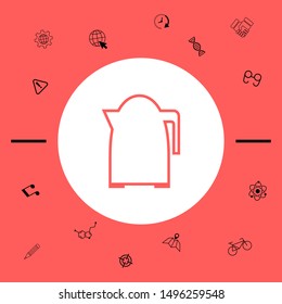 Kitchen Kettle line icon. Graphic elements for your design