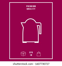 Kitchen Kettle line icon. Graphic elements for your design