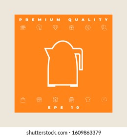 Kitchen Kettle line icon. Graphic elements for your design
