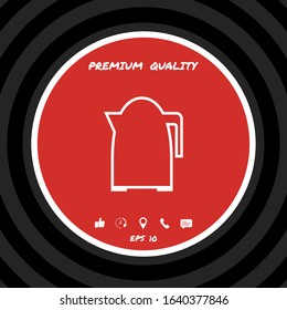 Kitchen Kettle line icon. Graphic elements for your design