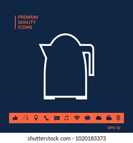 Kitchen Kettle linear icon