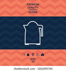 Kitchen Kettle linear icon