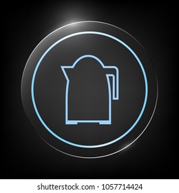 Kitchen Kettle linear icon