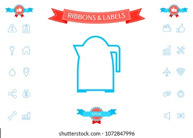 Kitchen Kettle linear icon