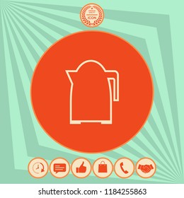 Kitchen Kettle linear icon