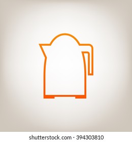 Kitchen Kettle linear icon