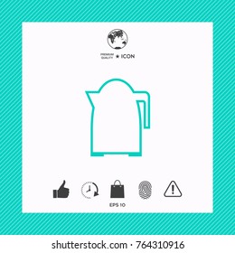 Kitchen Kettle linear icon