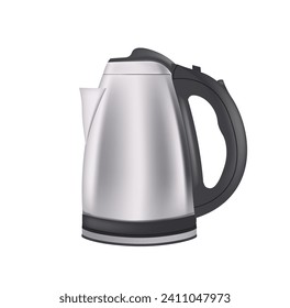Cocina de acero inoxidable. vector