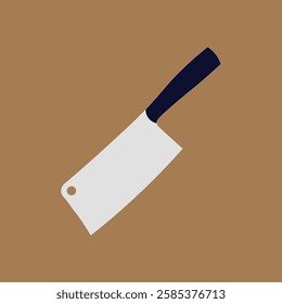 kitchen knife animation, vector knife