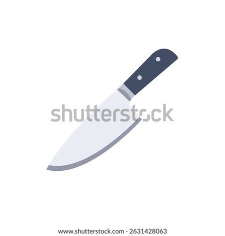 kitchen knife chef steel blade vector emoji illustration symbol sign icon