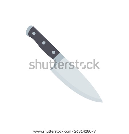 kitchen knife chef steel blade vector emoji illustration symbol sign icon