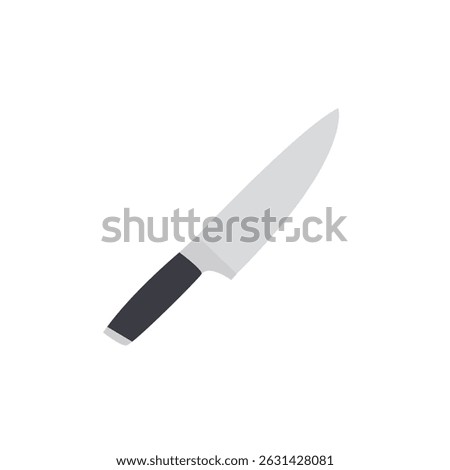 kitchen knife chef steel blade vector emoji illustration symbol sign icon