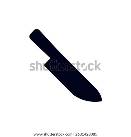 kitchen knife chef steel blade vector emoji illustration symbol sign icon