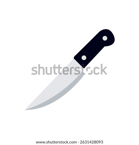 kitchen knife chef steel blade vector emoji illustration symbol sign icon