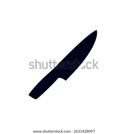 kitchen knife chef steel blade vector emoji illustration symbol sign icon