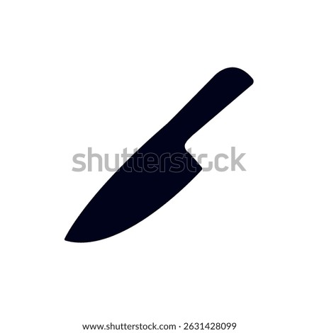 kitchen knife chef steel blade vector emoji illustration symbol sign icon