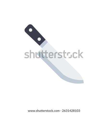 kitchen knife chef steel blade vector emoji illustration symbol sign icon
