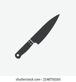 Kitchen Knife Cooking Flat Vector Icon