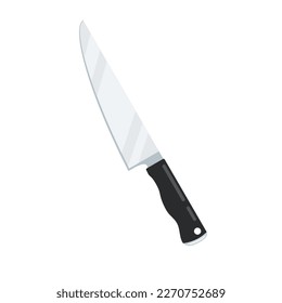 Cuchillo de cocina para cocinar en blanco