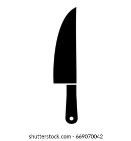 kitchen knife cutlery icon