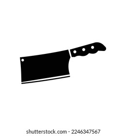 Kitchen Axe For Meat Stock Photo - Download Image Now - Axe, Black Color,  Cut Out - iStock