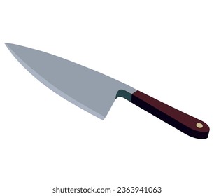 kitchen knife design over white