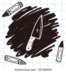 Kitchen knife doodle