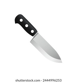 Kitchen knife emoji. Knife icon, symbol. Knife vector illustration.