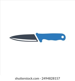 Kitchen knife icon. Knife icon