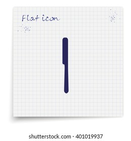 Kitchen knife icon.