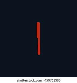 Kitchen knife icon.