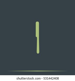 Kitchen knife icon.