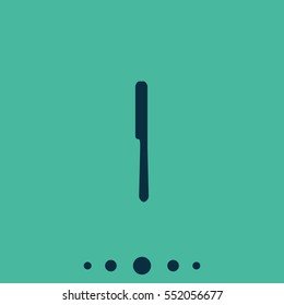 Kitchen knife icon.