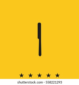 Kitchen knife icon.