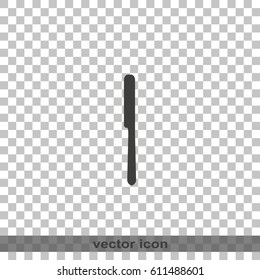 Kitchen knife icon.