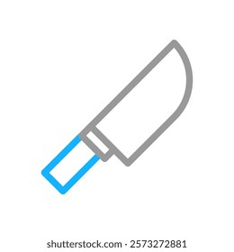 Kitchen knife icon. Concept of cooking, preparing food, and culinary arts.