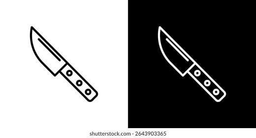 Kitchen knife icon Graphic vector set for ui design