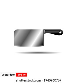 Icono de cuchillo de cocina Aislado sobre fondo blanco. Ilustración vectorial en un estilo plano.