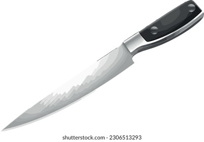 A kitchen knife icon is a simplified graphical representation of a standard kitchen knife.