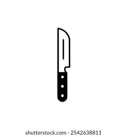 Kitchen knife icon symbolizing food preparation and cooking tools.