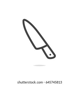 Kitchen knife icon vector