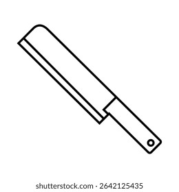 Kitchen knife icon vector. Cook knife illustration sign. Chef symbol. Cook logo.