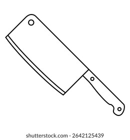 Kitchen knife icon vector. Cook knife illustration sign. Chef symbol. Cook logo.