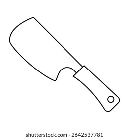 Kitchen knife icon vector. Cook knife illustration sign. Chef symbol. Cook logo.