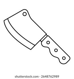 Kitchen knife icon vector. Cook knife illustration sign. Chef symbol. Cook logo.