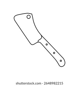 Vetor de ícone de faca de cozinha. Sinal de ilustração de faca Cook. Símbolo do chefe. Logotipo Cook.