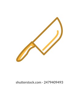 kitchen knife icon vector design template elegant style